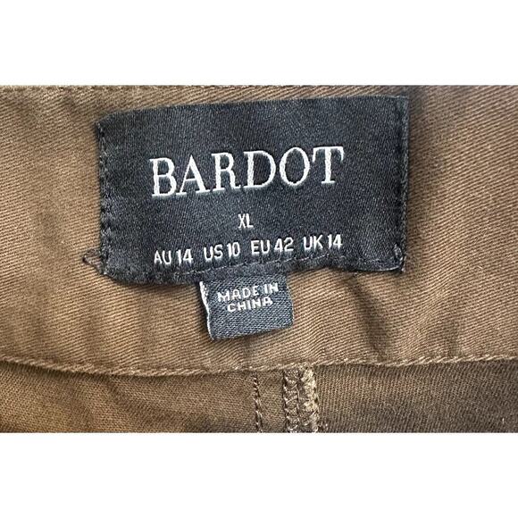 Bardot tybi cotton cargo pant in chocolate - Picture 5 of 7